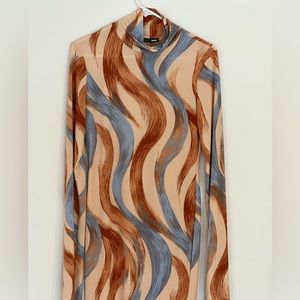 Fashion Nova Forecasting You size XL- Maxi Dress Taupe